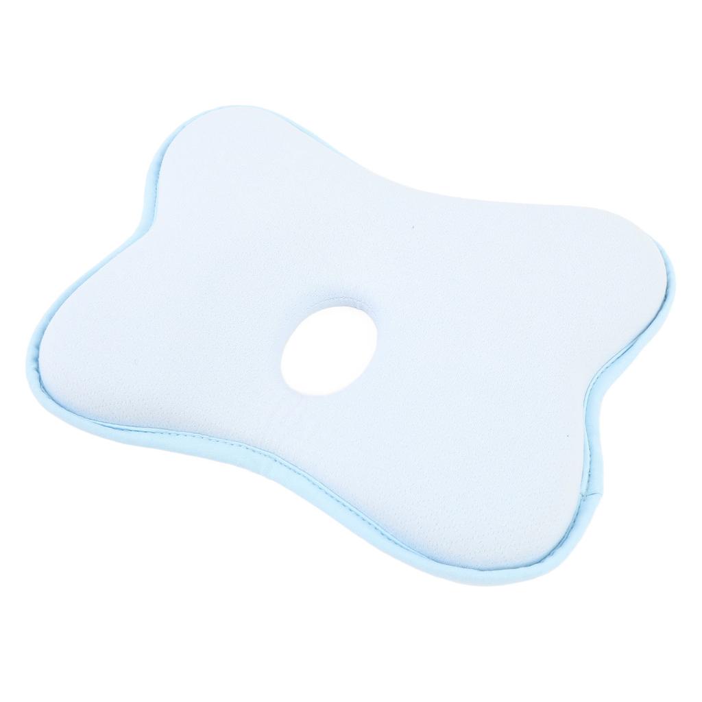 Подушка для младенцев с эффектом памяти, мягкая, с отверстием в центре, эргономичная, для сна младенцев