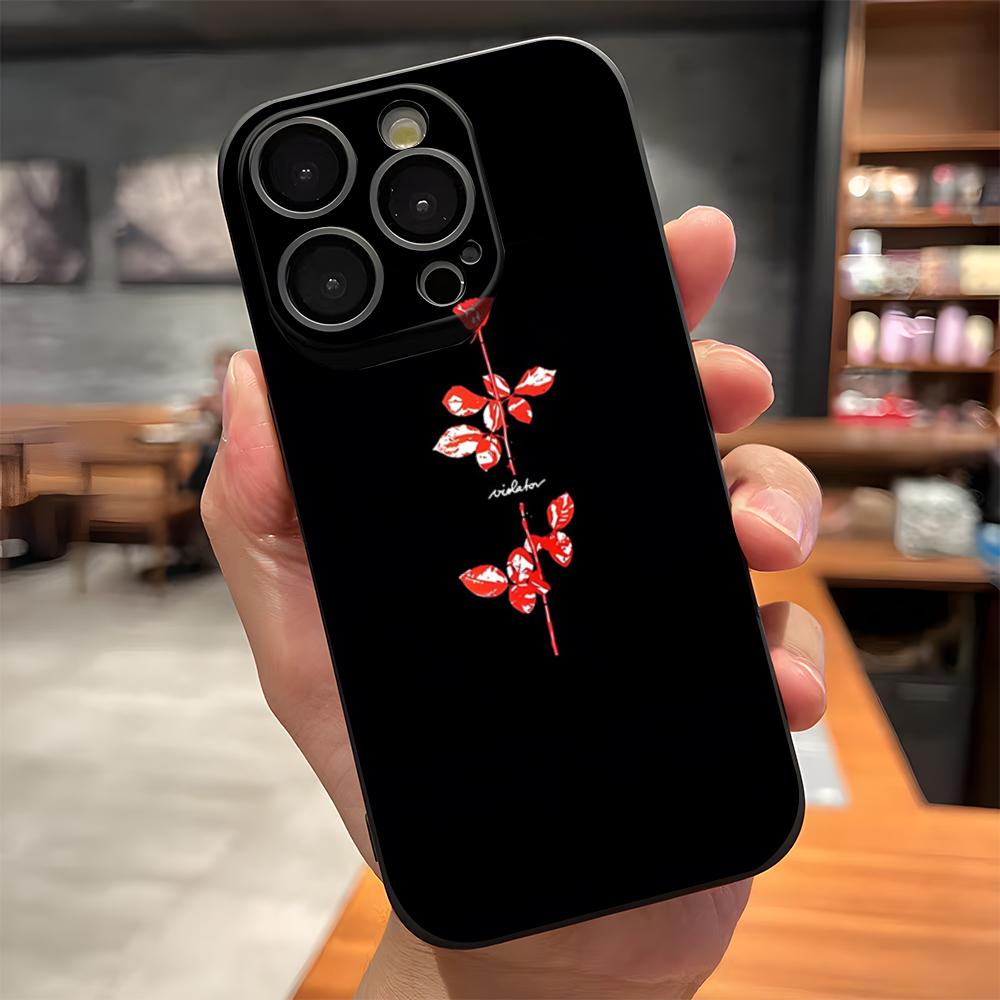 Чехол для телефона Depeche Mode Rock Band для iPhone 17 Pro Max 15 Pro 16 14 Plus 12 13 Mini 11 Pro Ударопрочный Мягкий Чехол