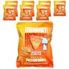 Fried Protein Chips, Nacho Cheese, 7 Bags, 34G (1.2Oz) Each