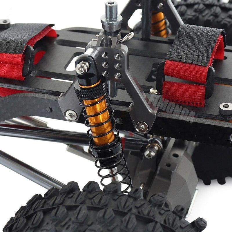 2Pcs Metal Shock Oil Damper Suitable for 1/10 Remote Control Crawler Vehicle Axial SCX10 90046 AXI03007 TRX4 TRX6 Upgrade Parts