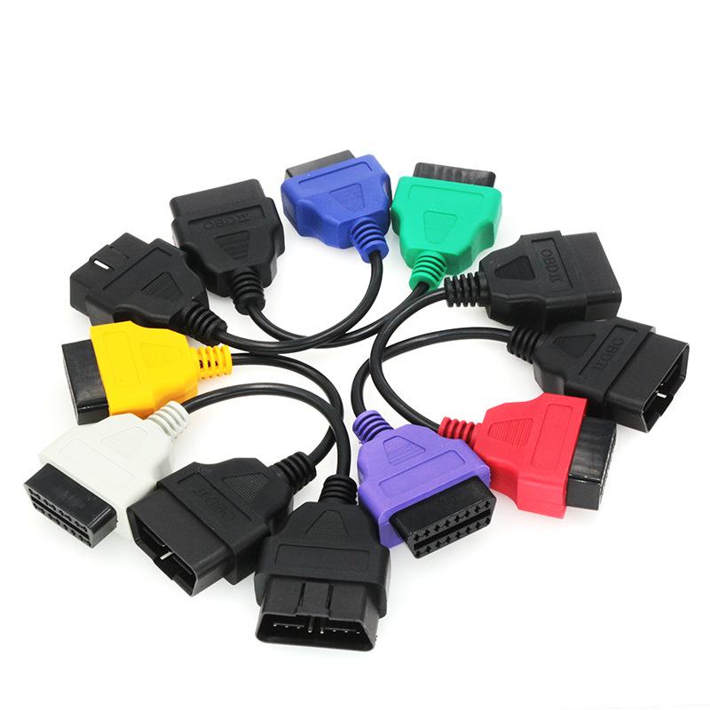 6-цветный OBD2 адаптер-кабель для MultiECUScan Диагностический адаптер для Multi ECU Scan для F-iat ECU Scan Автомобильный сканер Кабель-разъем