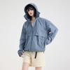 Mountain sunscreen clothing for women, small UV protection, light and thin loose and breathable men's sunscreen clothing can store skin clothing
