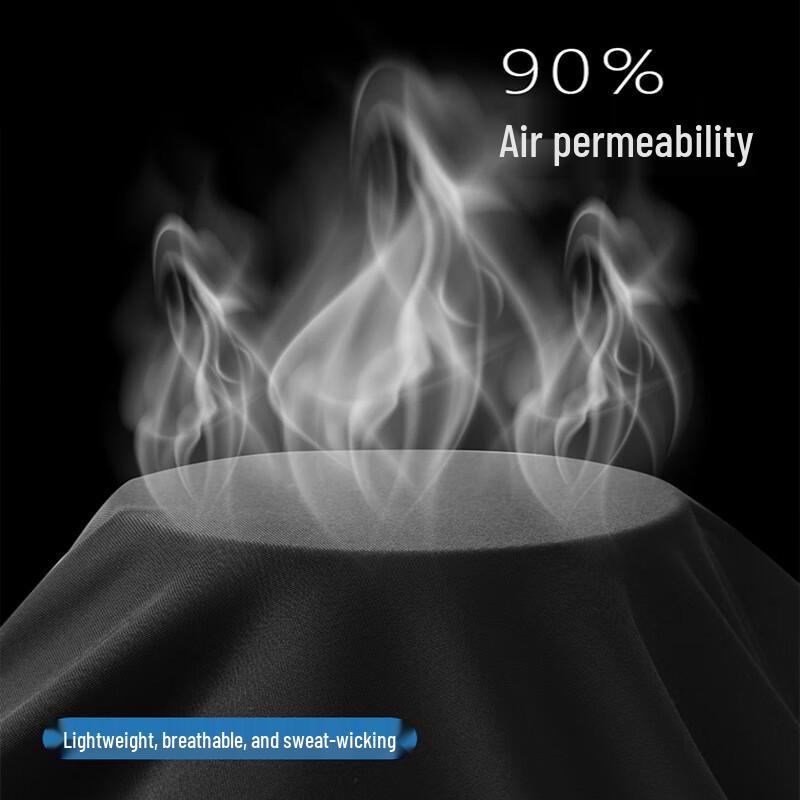 Romon Men's Silk Blend Straight-Leg Business Casual Trousers