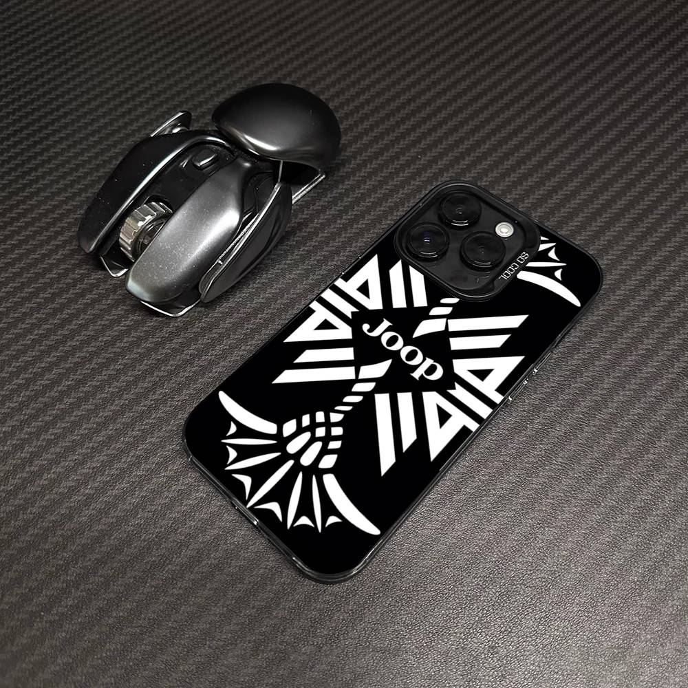 Знаменитые печатные чехлы для телефона с логотипом J-JoopS для iPhone 17 16e 15 14 13 12 11 Plus Pro Max ProMax Разноцветные чехлы