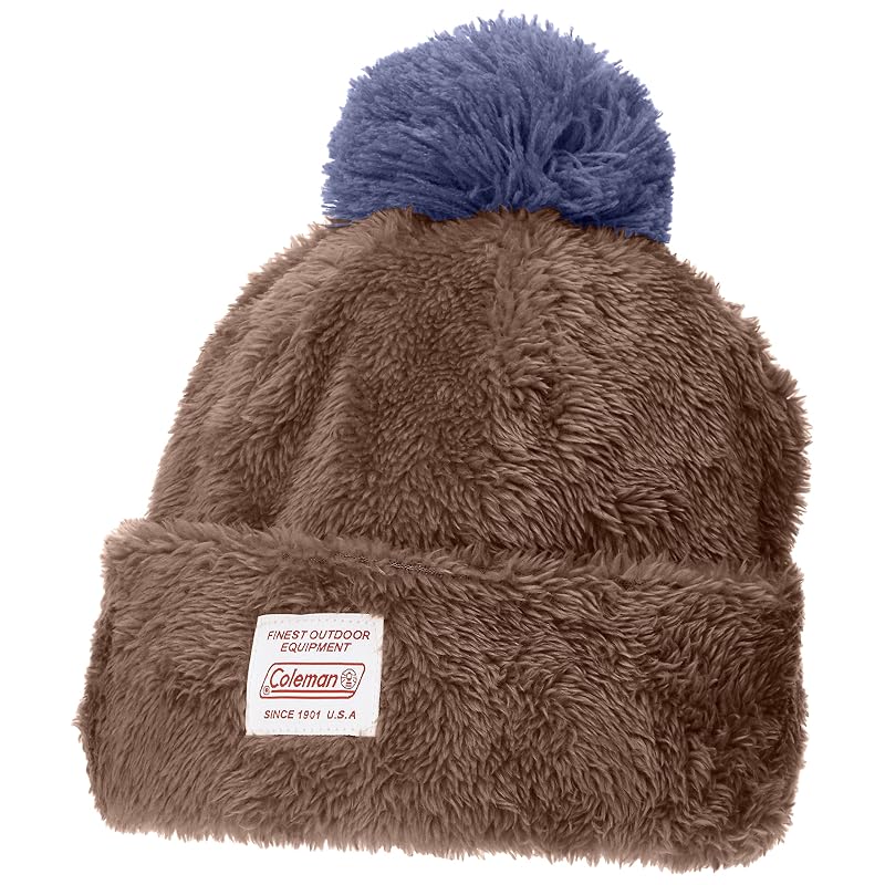 Coleman Kids Boa Knit Cap 430-0011 Brown