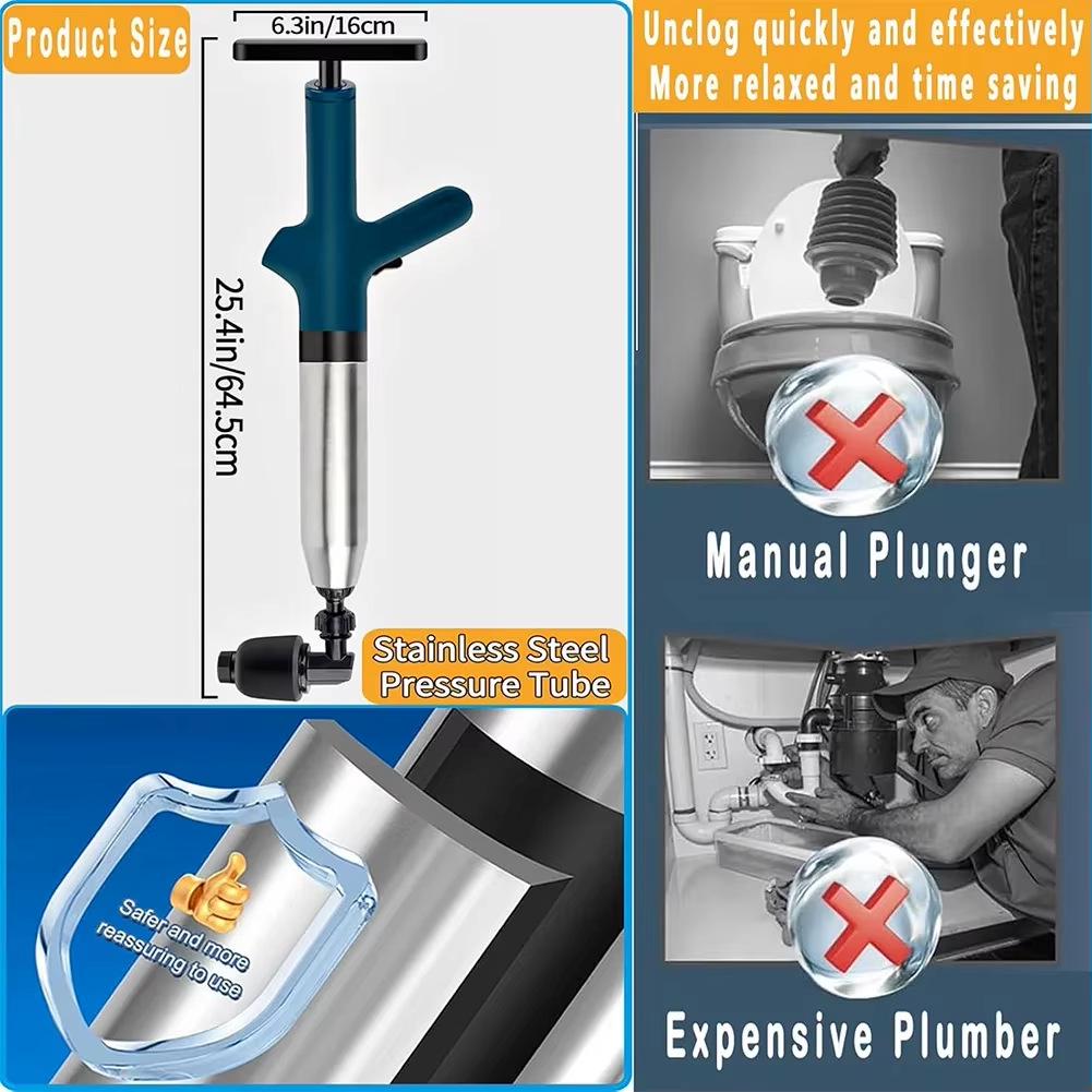 Premium Universal Toilet Plunger: Efficient Clog-Busting Tool