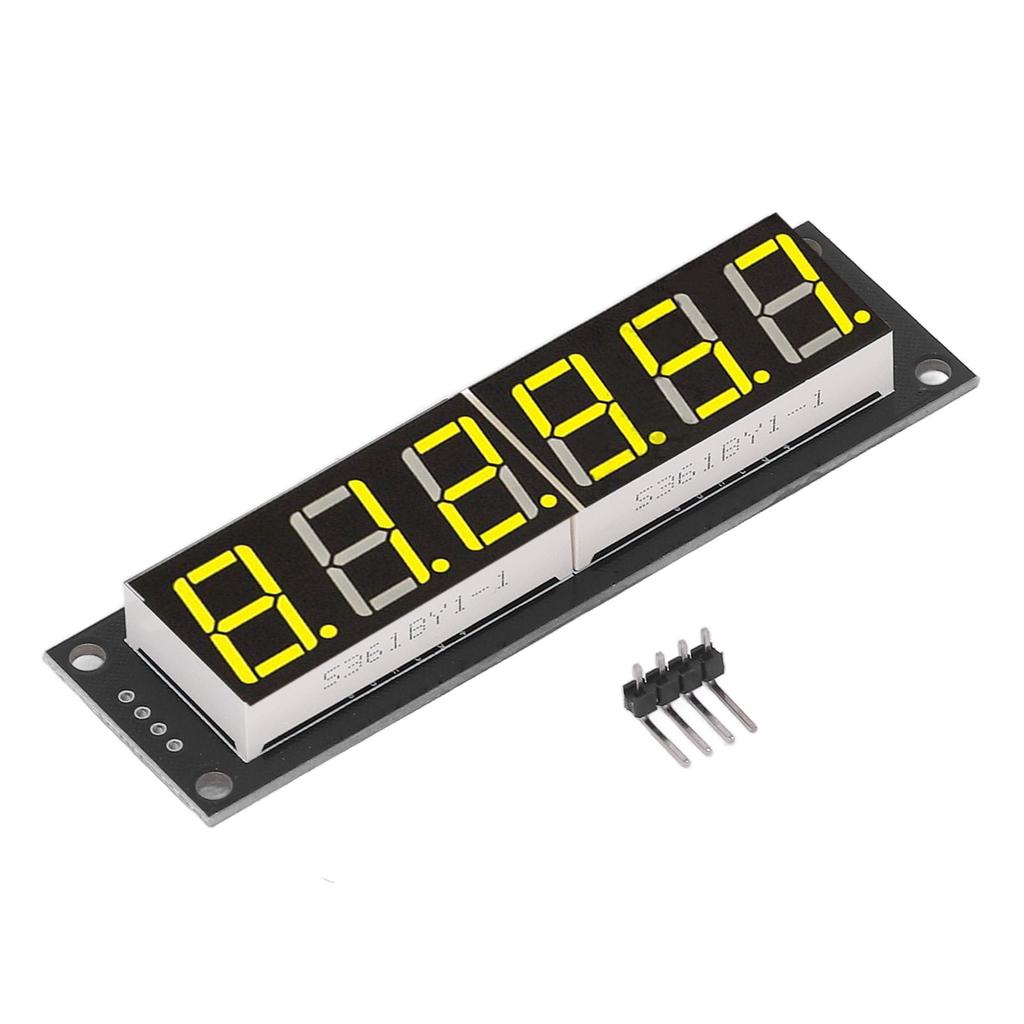 Digital Display Module 0.56in 6 Digit 7 Segment TM1637 Display Tube with Yellow Light