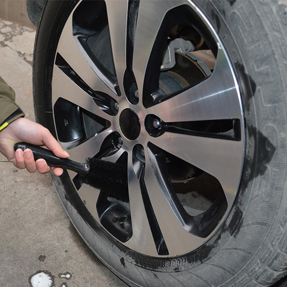 Щетка для автомобильных колес Щетки для чистки шин Инструменты Скребок для автомобильных дисков Очиститель Ручка для чистки колес мотоцикла и грузовика Щетка для чистки автомобилей