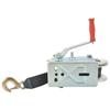 Hand Winch with Strap - VIDAXL - Capacity 1587 Kg - Silver