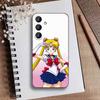 Cartoon G-Sailor M-Moons Phone Case For Samsung Galaxy A73,21,22,32,71,53,52,51,80,5G Soft Black Cover