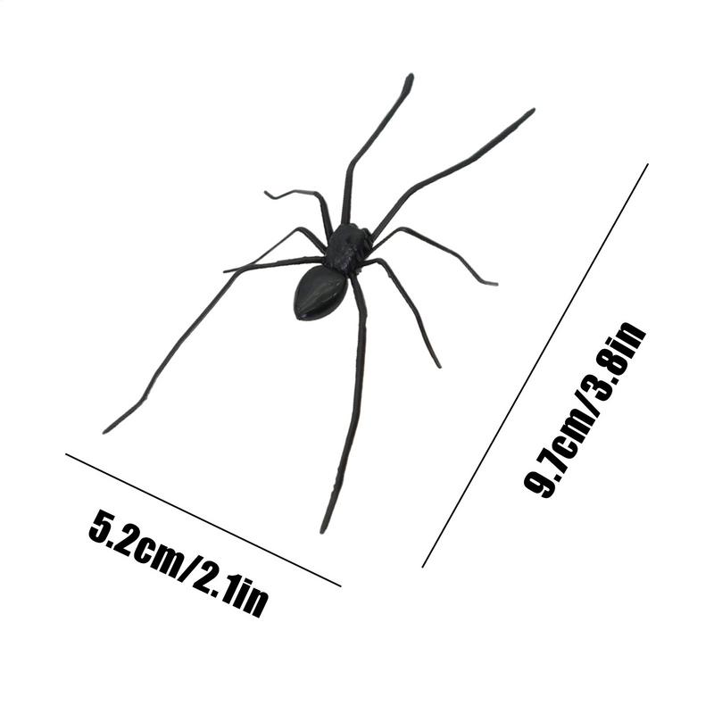 Реалистичный Паук 3D Паук Магнитное Украшение Гибкие Ноги Маленькая Хэллоуинская Шутка Жуткое Ползучее Украшение для Дома