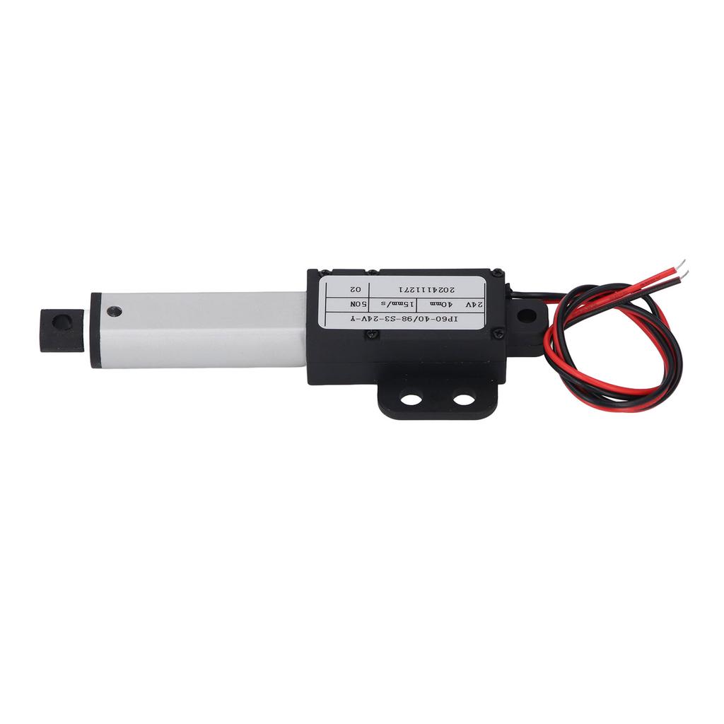 Мини-привод движения, тяга 50 Н, ход 40 мм, скорость 15 мм, электрический небольшой линейный привод 24 В