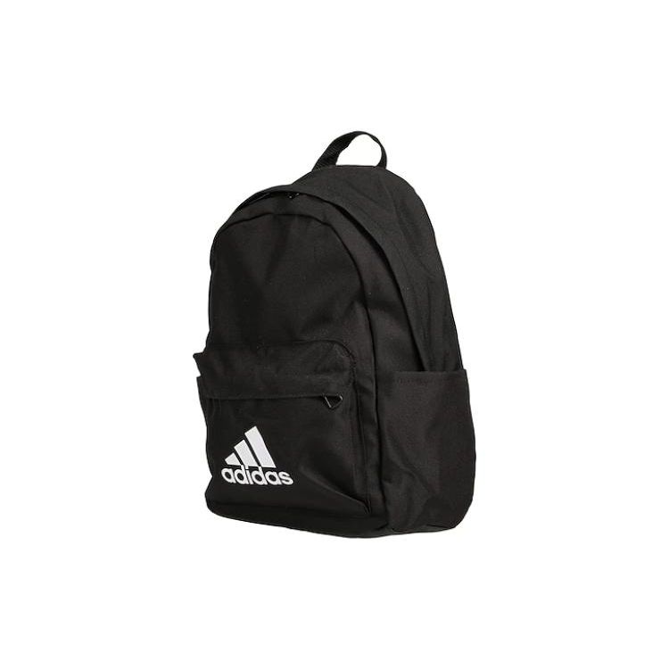 Adidas Classic Logo Polyester Backpack Unisex Backpacks Black FS8332