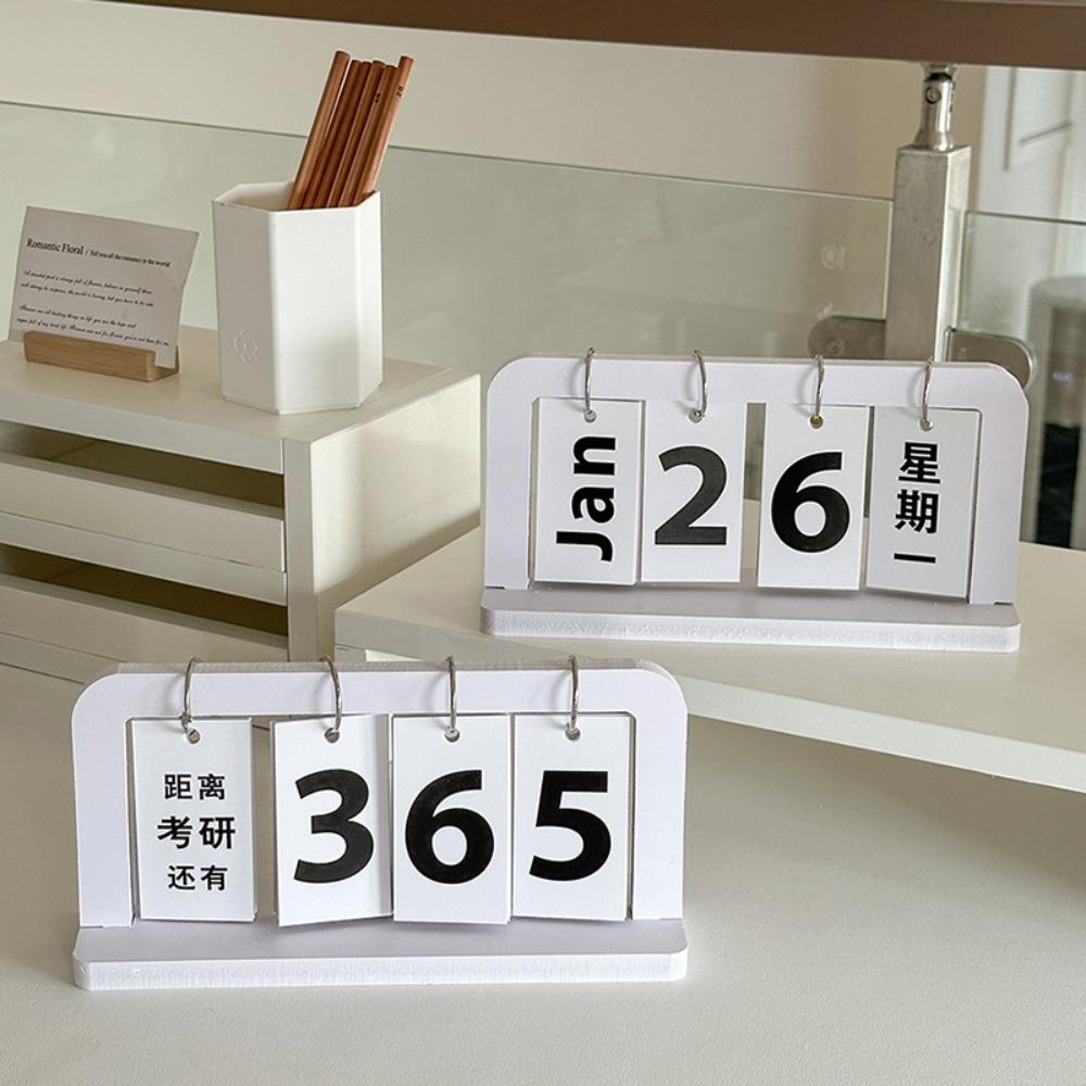 INS Деревянный Календарь Скандинавский Стиль Настольный График Вечный Календарь Офис