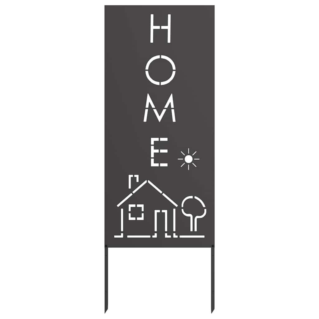Garden Privacy Screen Canvas Black 50 x 140 cm