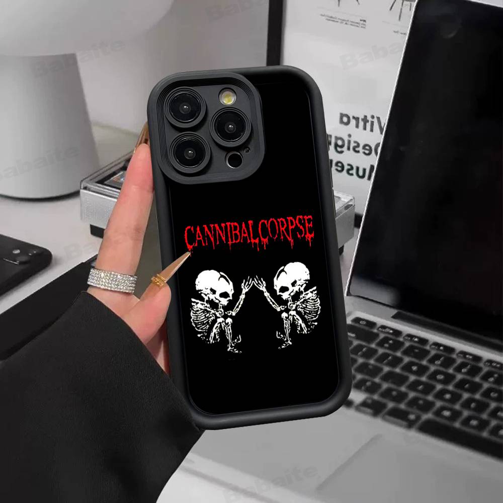 C-Cannibal C-Corpse Band Phone Case For IPhone 16 15 14 Plus 13 12 11 17 Pro Max Pro Soft Cover