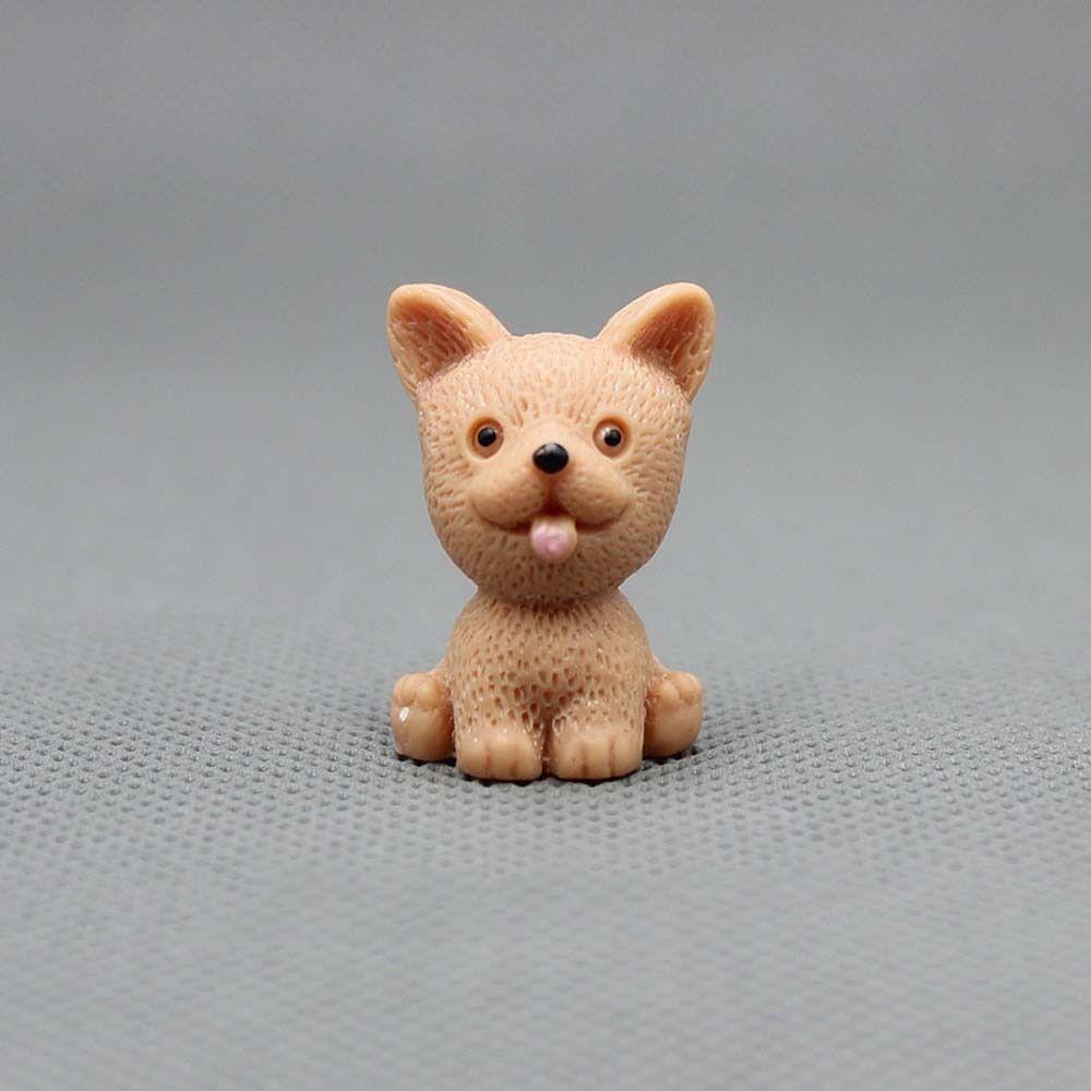 Realistic Mini Resin Dogs Cute Animals Dog Ornaments Puppy Miniature Figurines Micro Landscape