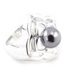 Ring 'Pearl Beauty' Silver Gray