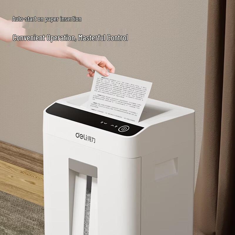 Deli GA752 High-Security Paper Shredder CN plug (adapter included)