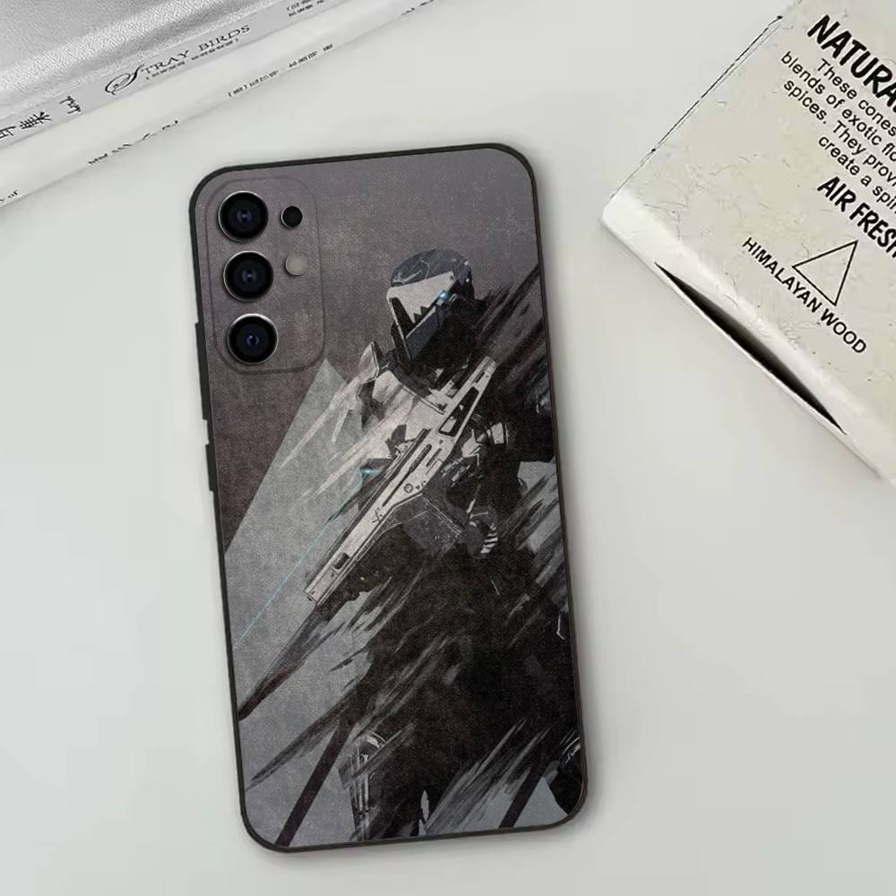 Destiny Phone Case Black Silicone Soft For Samsung S25,S24,S21,S22,S23,S30,Ultra,S20,Plus,Fe,Lite