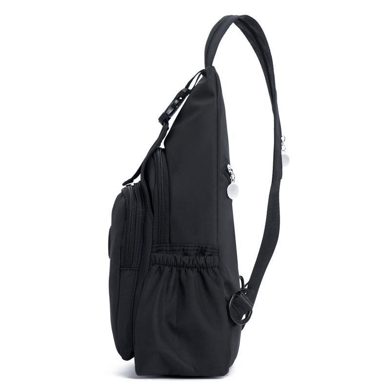 Women'S Large Capacity Nylon Crossbody Bag - Simple Casual Multi Bag Sling+Backpack 2In1