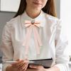 Bow Tie for Women Neck Brooch Pin Pre Tied Bowtie Ribbon Clothing Accessories
