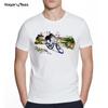 Bicycles MTB Print T Shirt Summer Men T-shirt Downhill Biking Print Casual Heartbeat Stimulation Exercise Male Harajuku Tshirt