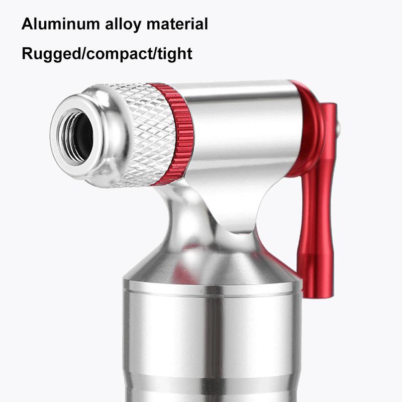 Air CO2 Inflator Schrader & Valve Mini Bicycle Pump Aluminum Alloy CO2 Bike Tire Inflator Cycling Accessories