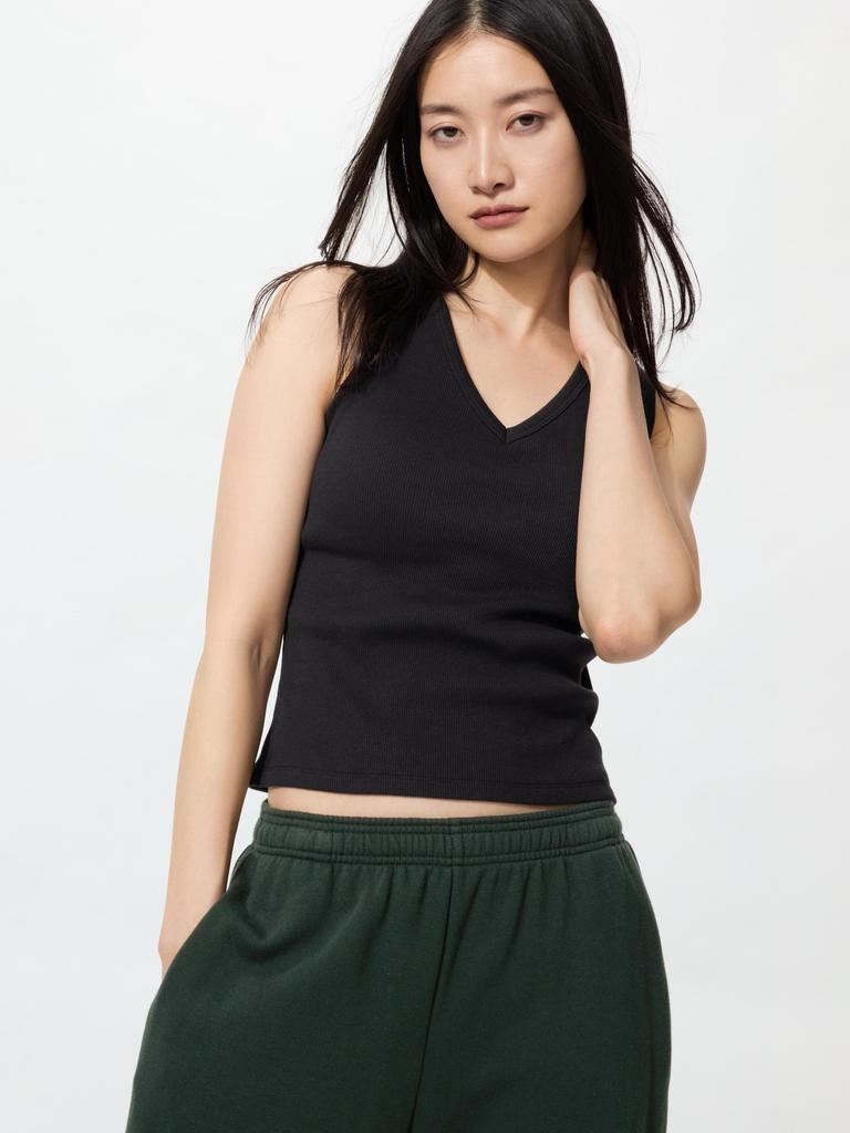 Uniqlo Японский топ-бра с V-образным вырезом