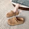 Fashion New Women Clogs Slippers Suede Clogs Shoes Cork Footbed Men Clogs Slippers Outdoor Beach Slippers Support