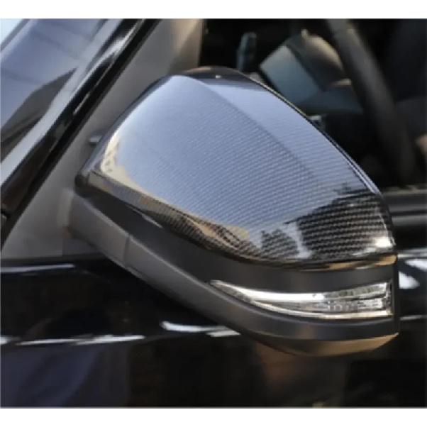 For Toyota Highlander 2014 2015- ABS Car Rearview Side Mirror Cover Wing Cap Exterior Door Housing Trim Adhesive Sticker