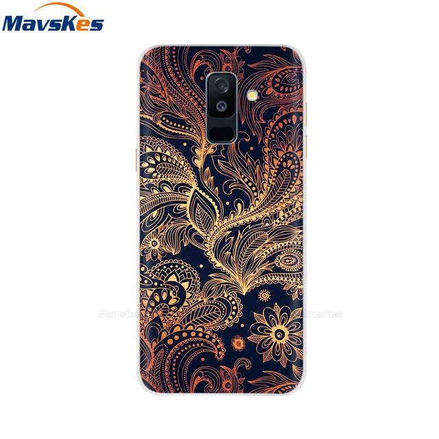 Силиконовый чехол для Samsung Galaxy A6, чехол для двух SIM-карт, Sm A600 A600f, чехол для Samsung A6 Plus A605 A605f, чехол