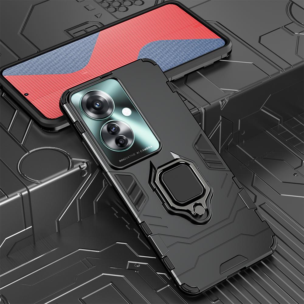 KEYSION Противоударный защитный чехол для OnePlus Nord N30 SE 5G, силиконовый + ПК с металлическим кольцом-подставкой, чехол для телефона One Plus 1+ Nord N30 SE 5G