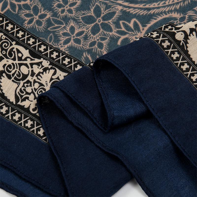 New Paisley Cotton Pashmina Shawl Lady Wrap Warm Winter Scarves Autumn Design Print Female Foulard Beach Stoles Luxury Scarf