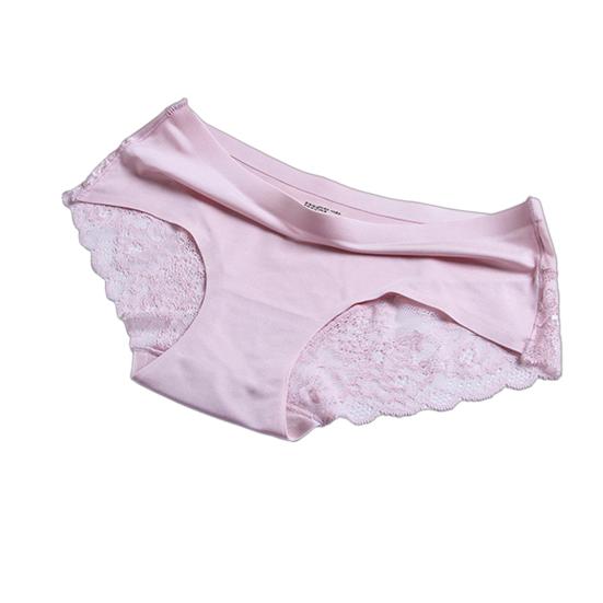 Бесшовное женское нижнее белье, шелковистые невидимые трусы-хипстеры средней посадки, кружевные, атласные, эластичные трусики-бикини
