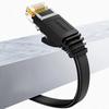 Ugreen NW102 - 2m Ultra-Flexible Flat Cat 6 Ethernet Cable In Black