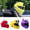 Motorcycle Helmet Covers Funny Cartoon Plush Helmet Protective Cover Helmet Full Face Covers for Personalized Helmets Party