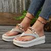 Fashion Women Clip Toe Sandals Crystal Luxury Flats Platform Slippers Design New Beach Sandals Summer Casual Slides Zapatillas Slides