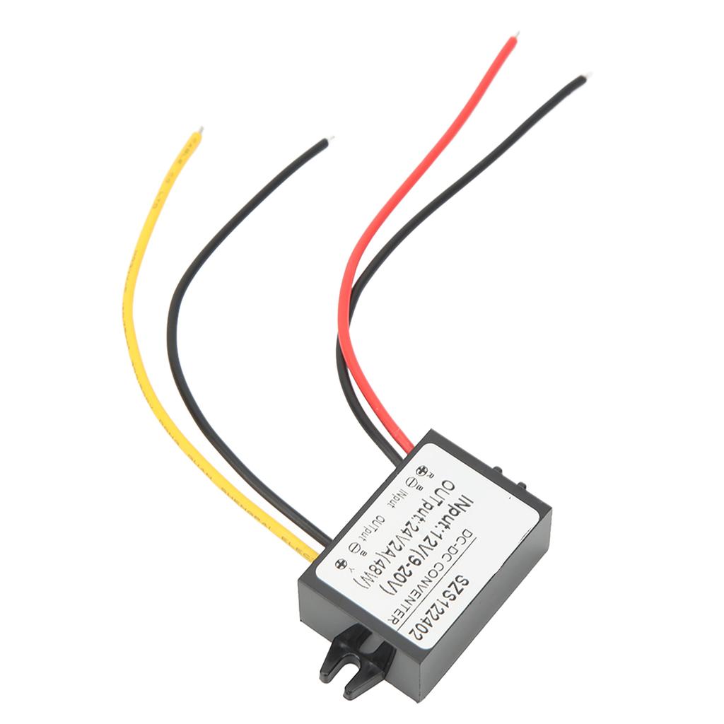 Модуль повышения напряжения DC-DC IP67 Водонепроницаемый корпус из PP Модуль преобразователя напряжения 12 В 9?20 В до 24 В