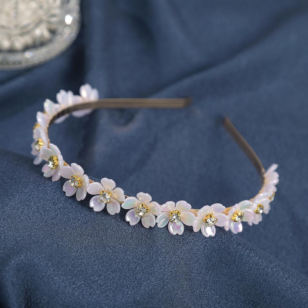 Summer Floer Head Hoops Hairband Women Hawaii Beach Hair Accessories Fashion Dating Headwear Bezel Hair Hoop Hairbands