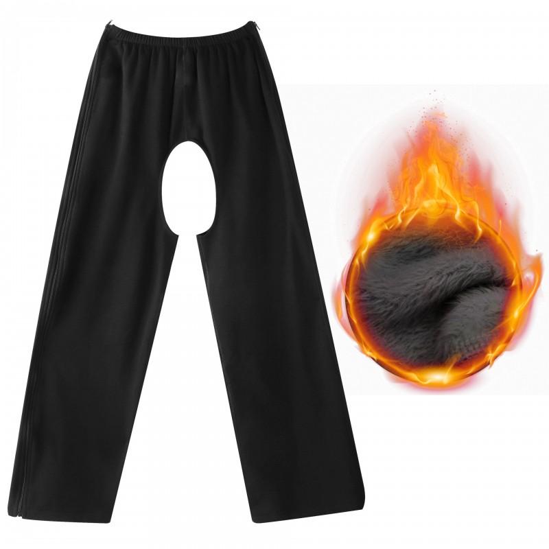 Adult Open-Back Pants Postpartum Recovery Fracture Care Incontinence - Cotton Plus Size All Seasons