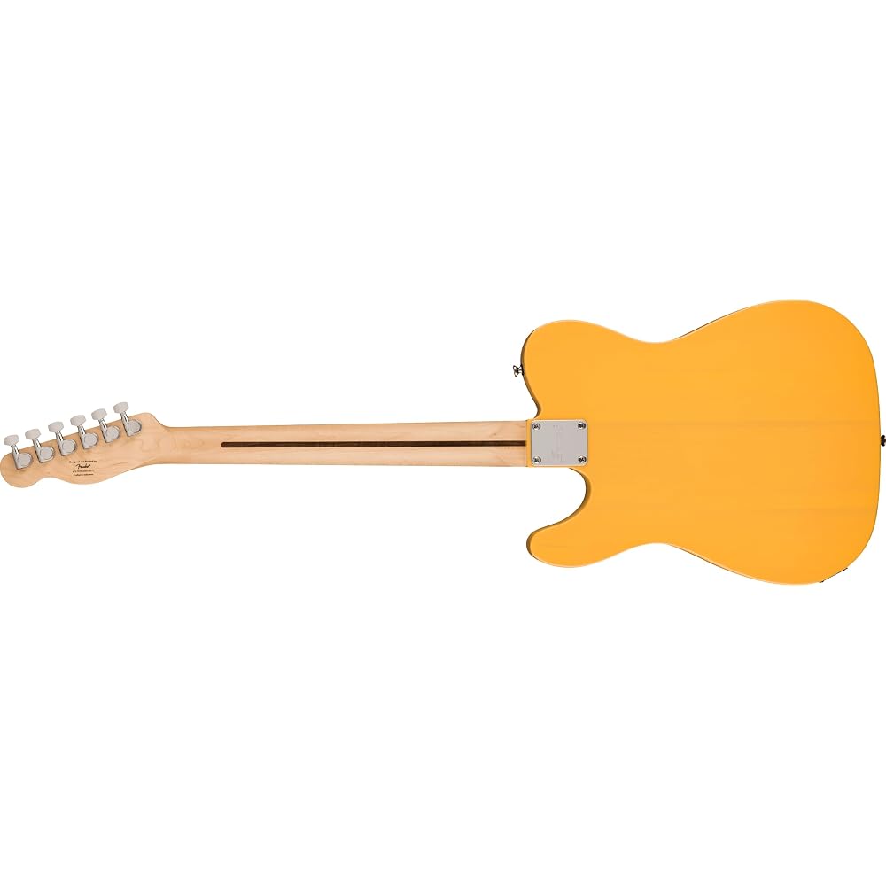 Squier by Fender Squier Sonic™ Telecaster®, Кленовый гриф, Черная накладка, Butterscotch Blon...