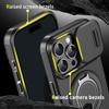 Luxury Armor Phone Case For iPhone 16 15 11 12 13 14 Pro Max 16e Magnetic Bracket Holder Lens Protection Shockproof Cover
