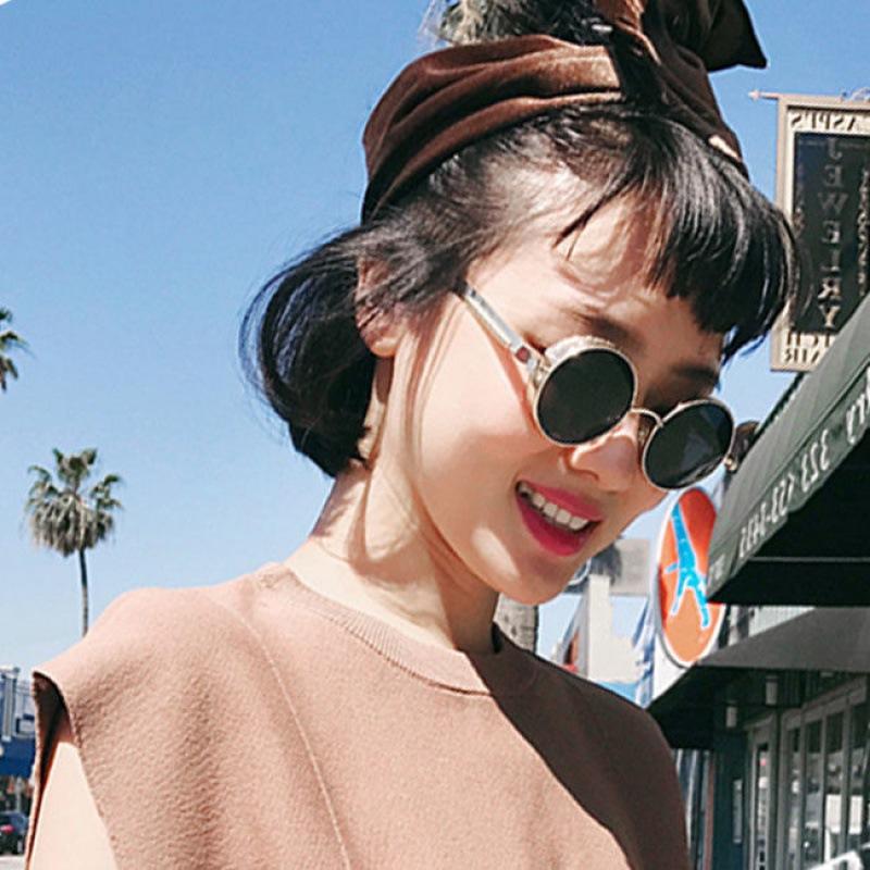 Punk Polarized Steampunk Sunglasses Retro Men's Brand Designer Round Punk Eyewear Gothic Style Products Women UV400 Sunglasses