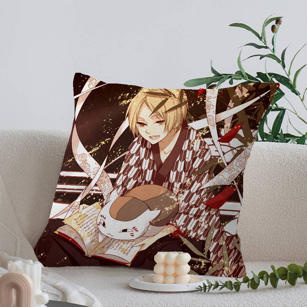 Natsume Yuujinchou Cartoon Cushion Cover Decorative Pillow Sofa Home Decor Case Pillow Cases