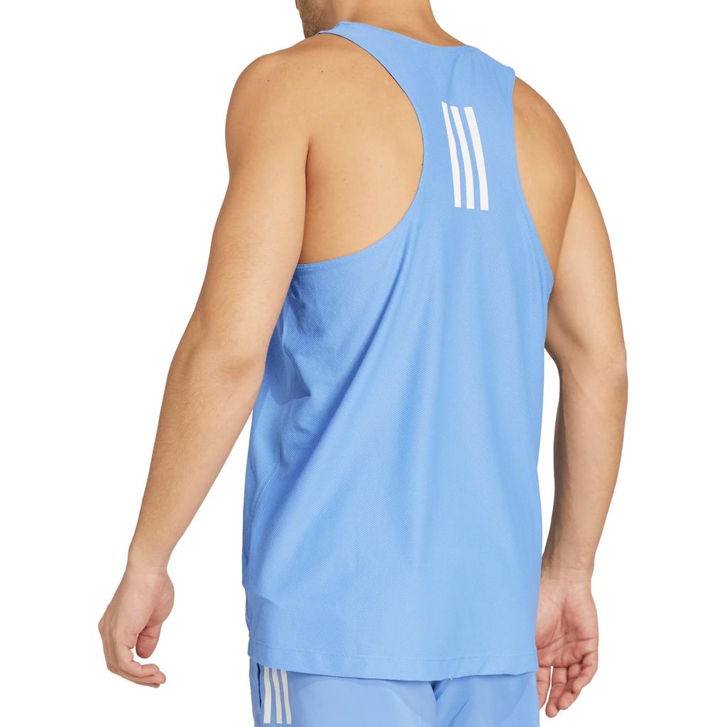 adidas Жилет с полосатым логотипом Мужские топы Синий JW9681