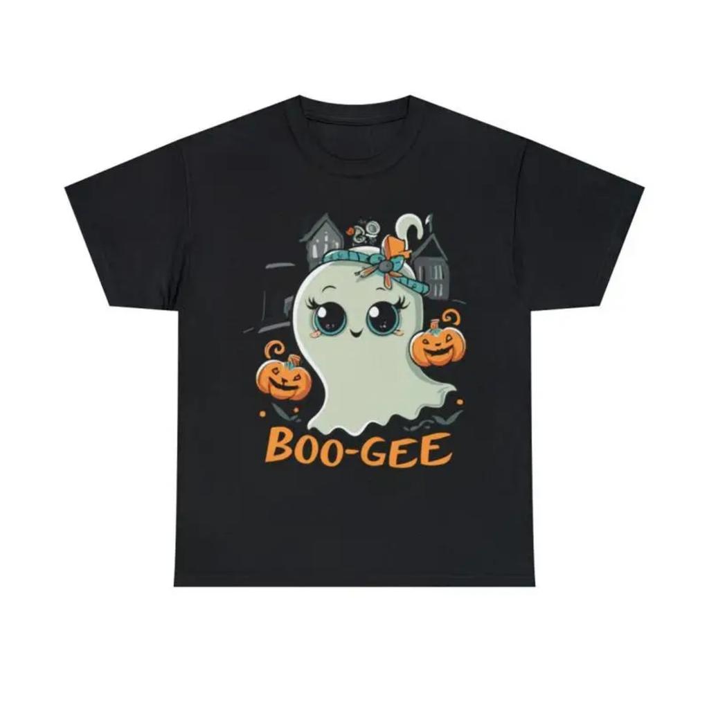 Милая футболка на Хэллоуин с призраком Boo Gee S 5XL