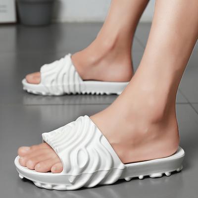 Плюс Большой Размер 46 Мужские Тапочки Массажные Парные Домашняя Обувь Ванная Комната Нескользящие Мужские Роскошные Шлепанцы Летняя Пляжная Обувь Мягкие