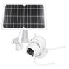 Solar Security Camera PTZ 355 Degrees Panoramic 1080P Home Surveillance System with 2 Way Audio PIR