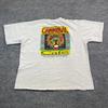 Винтажная рубашка 80-х Crazy-Shirts Cannibal Cafe Tribal XL 24x25 Рубашка Laguna-Beach